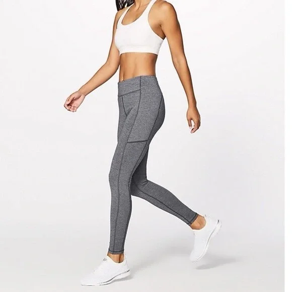 Lululemon Speed Up Tight *28" Heathered Black - Picture 3 of 9